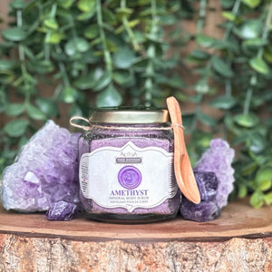 Amethyst. Mineral Body Scrub
