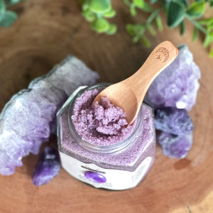 Amethyst. Mineral Body Scrub
