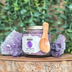Amethyst. Mineral Body Scrub