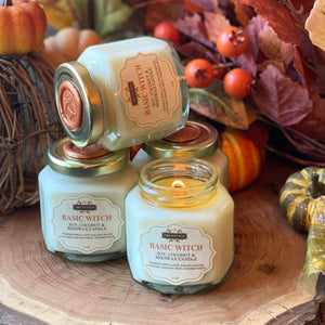 BASIC WITCH. Soy, Coconut & Beeswax Candle
