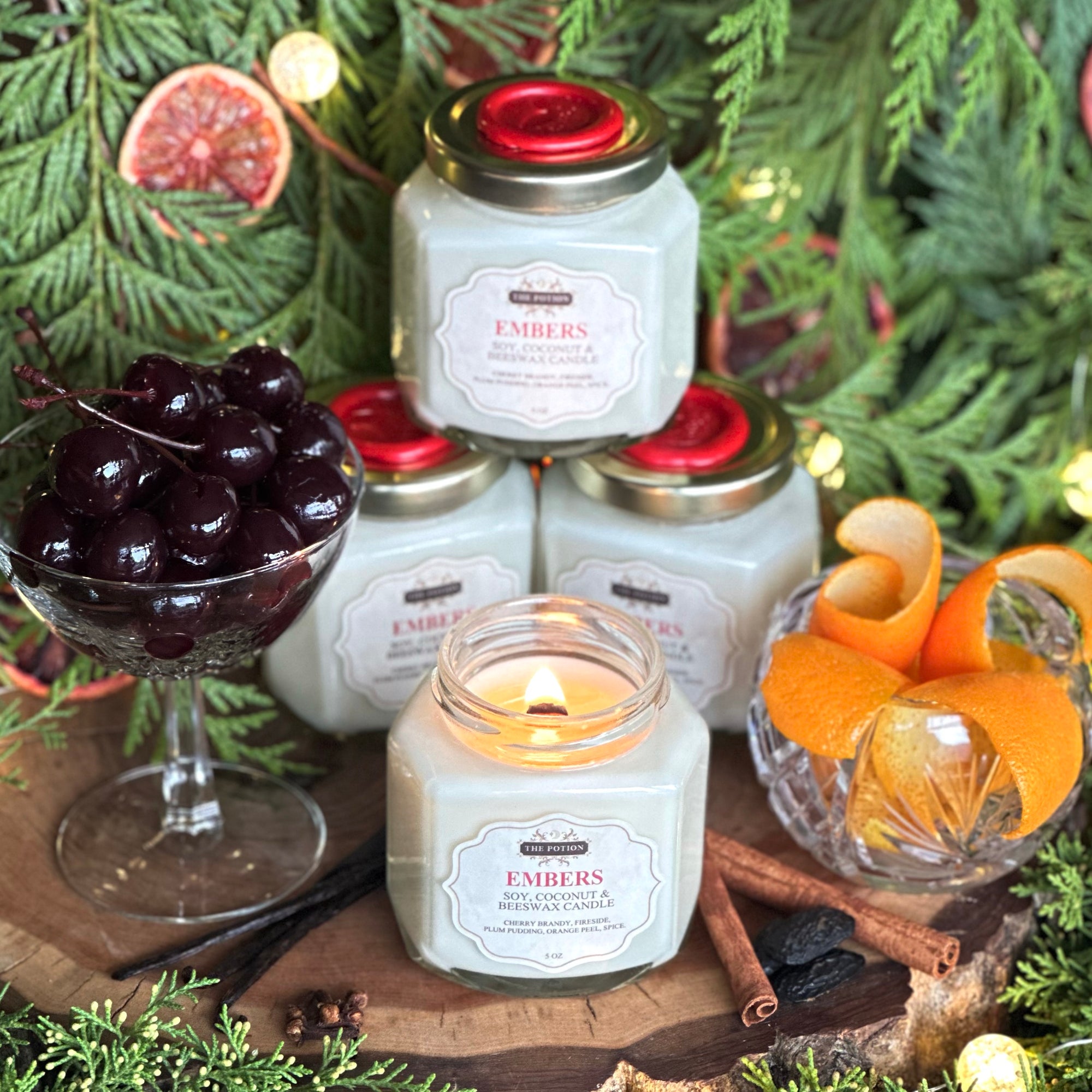 EMBERS. Soy, Coconut & Beeswax Candle