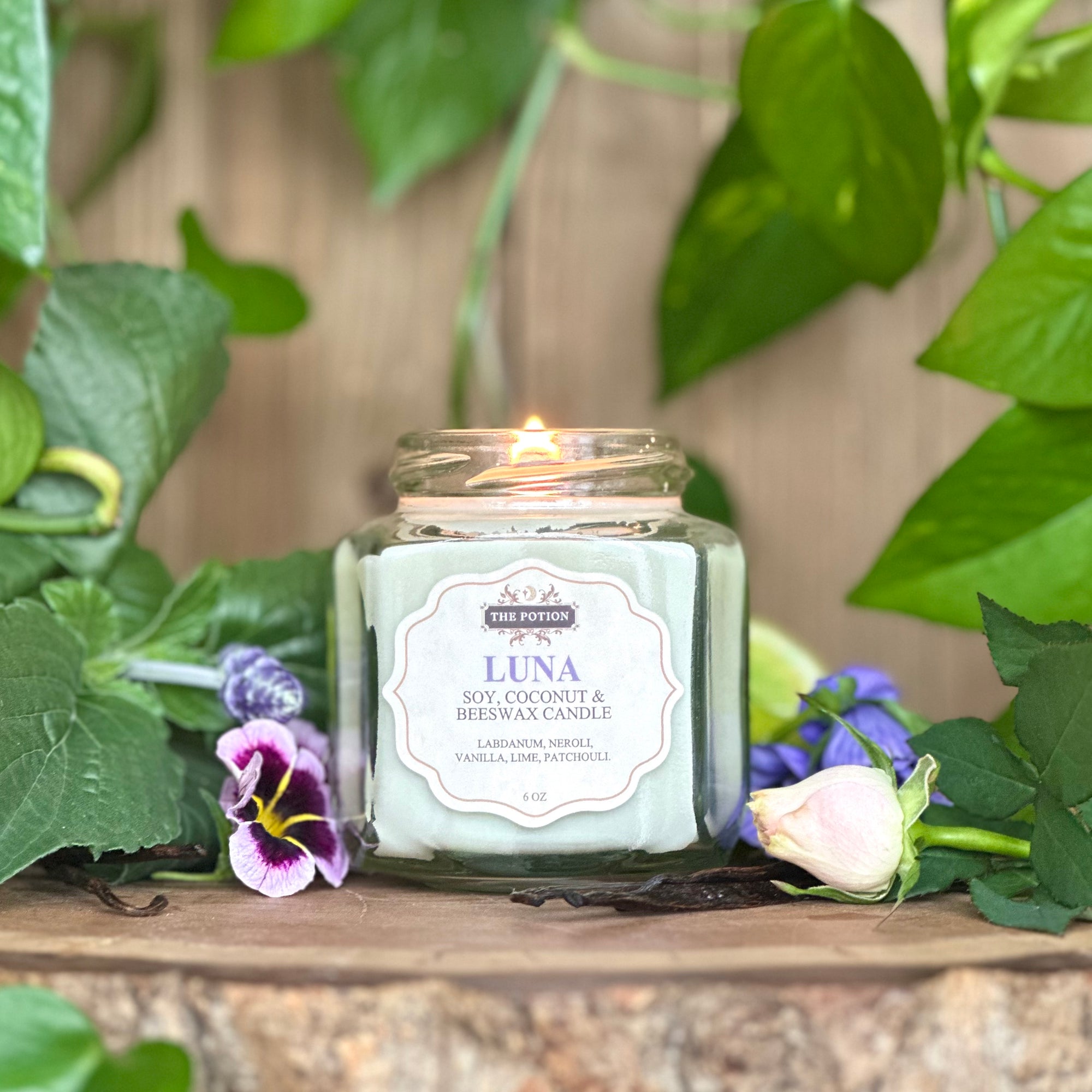 LUNA. Soy, Coconut & Beeswax Candle