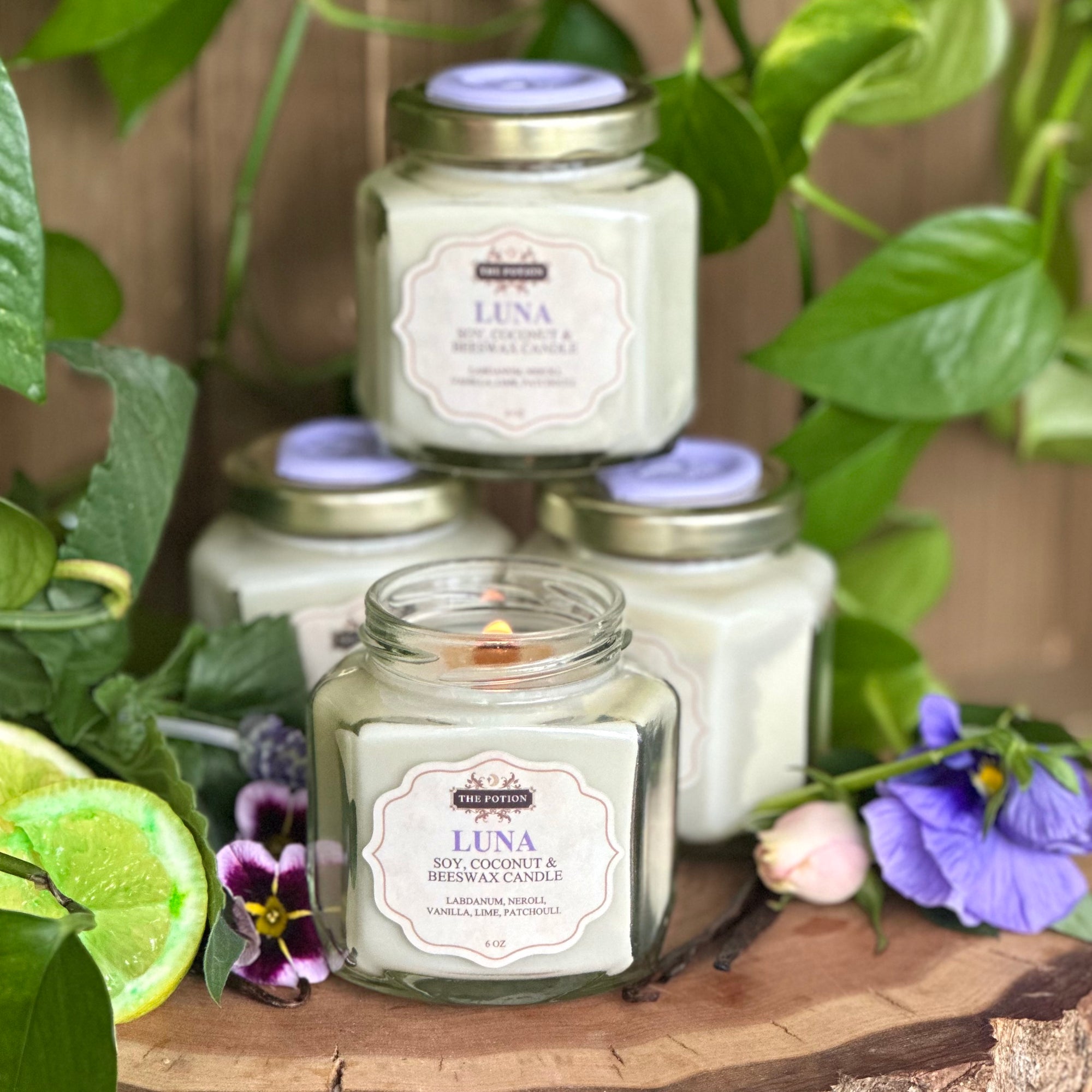 LUNA. Soy, Coconut & Beeswax Candle