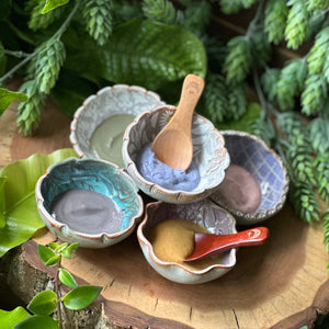 Artisan Mixing Bowl, Wooden Spoon & Alchemy Mask Set