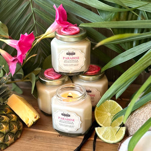 PARADISE Soy, Coconut & Beeswax Candle