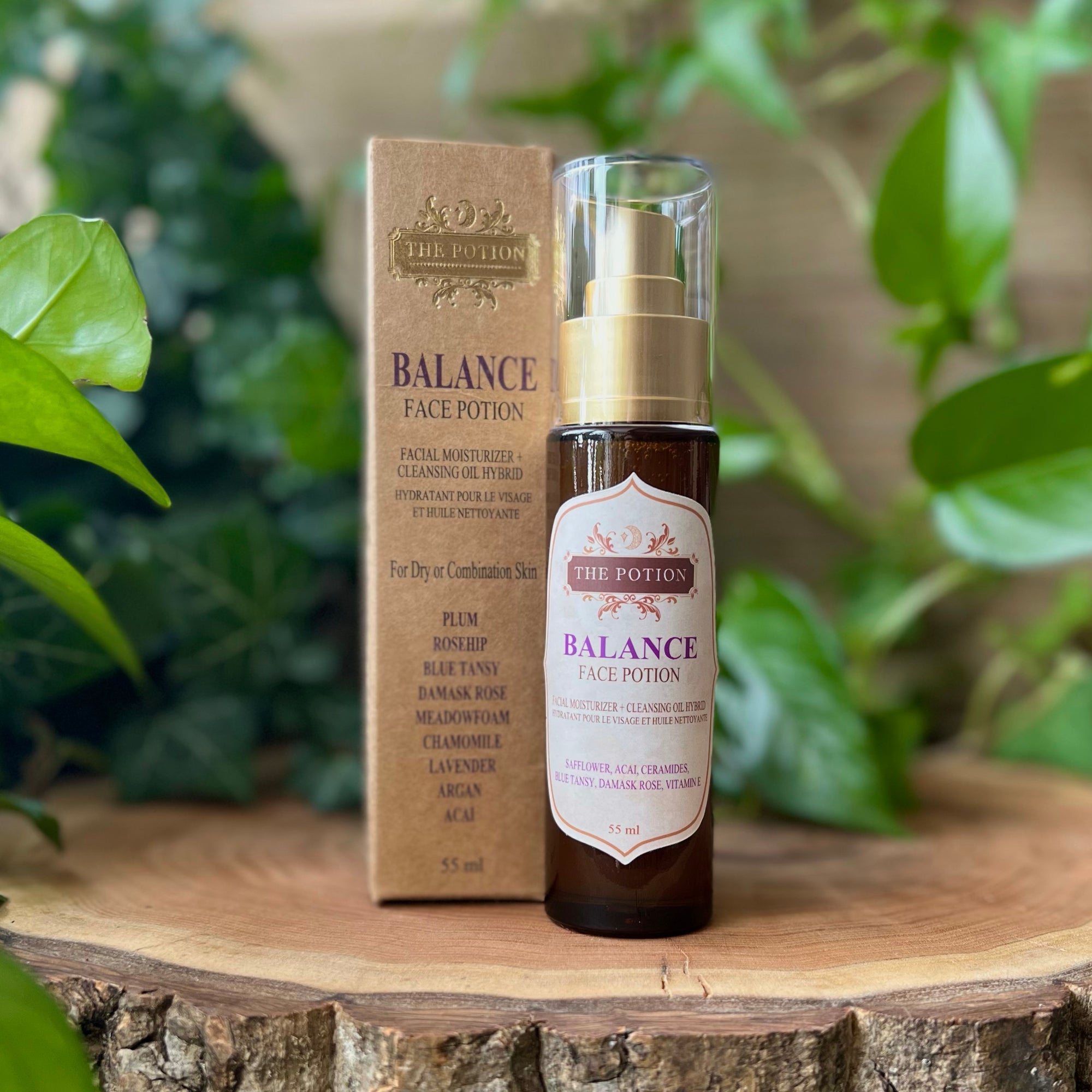 BALANCE. Facial Moisturizer + Cleansing Oil Hybrid.