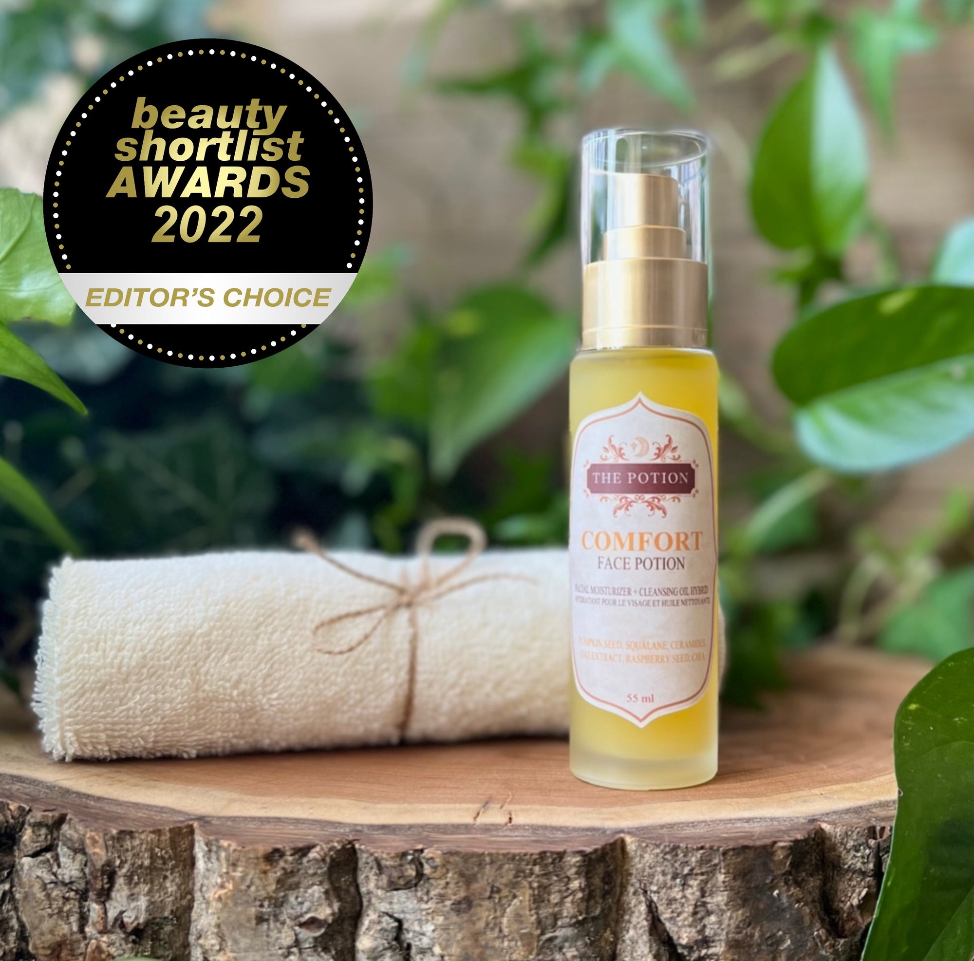 COMFORT. Facial Moisturizer + Cleansing Oil Hybrid.