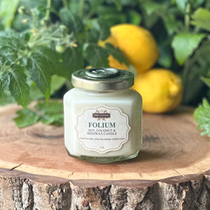 FOLIUM. Soy, Coconut & Beeswax Candle