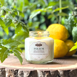 FOLIUM. Soy, Coconut & Beeswax Candle