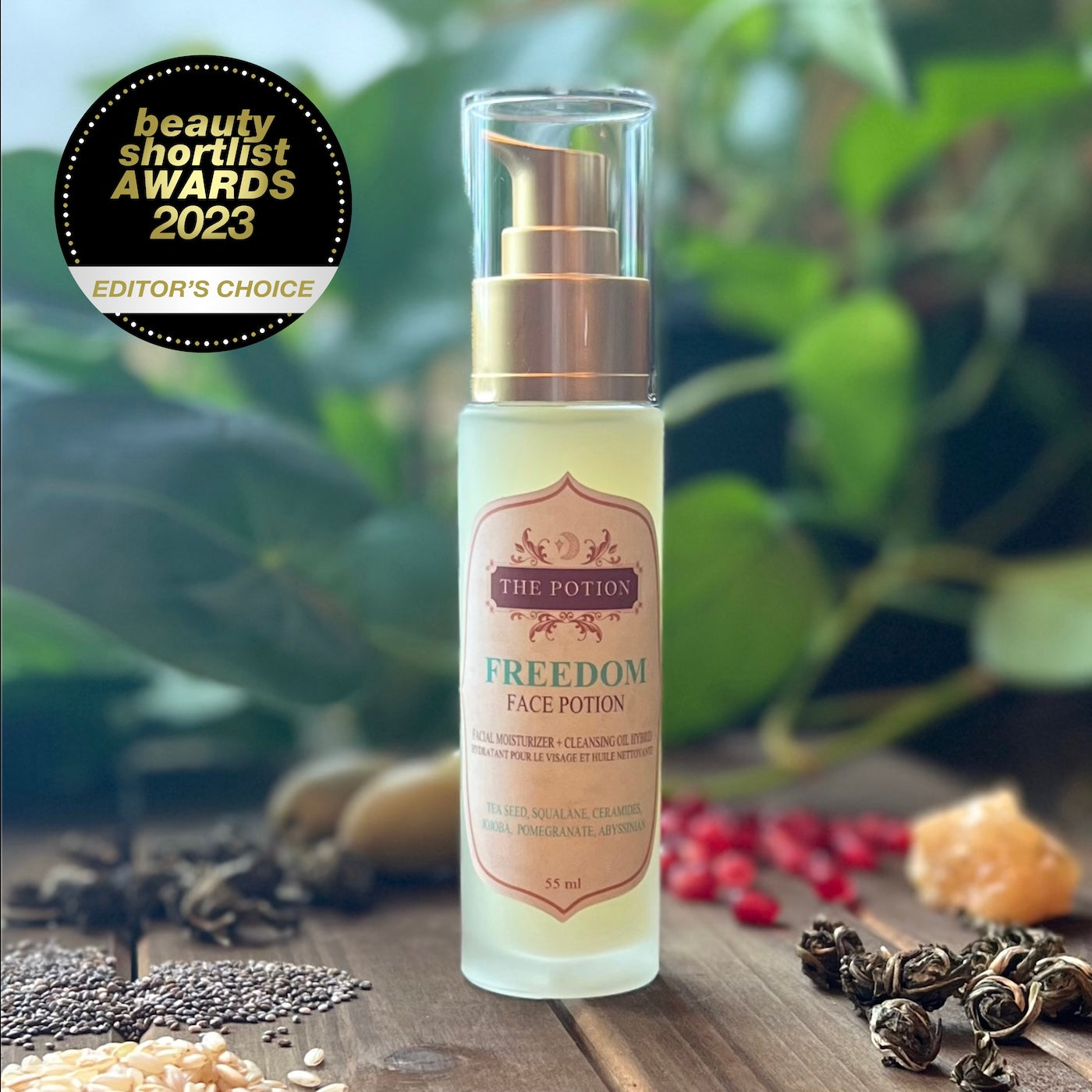 FREEDOM. Facial Moisturizer + Cleansing Oil Hybrid.